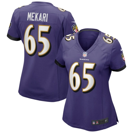 Women's Patrick Mekari Purple Player Limited Team Jersey