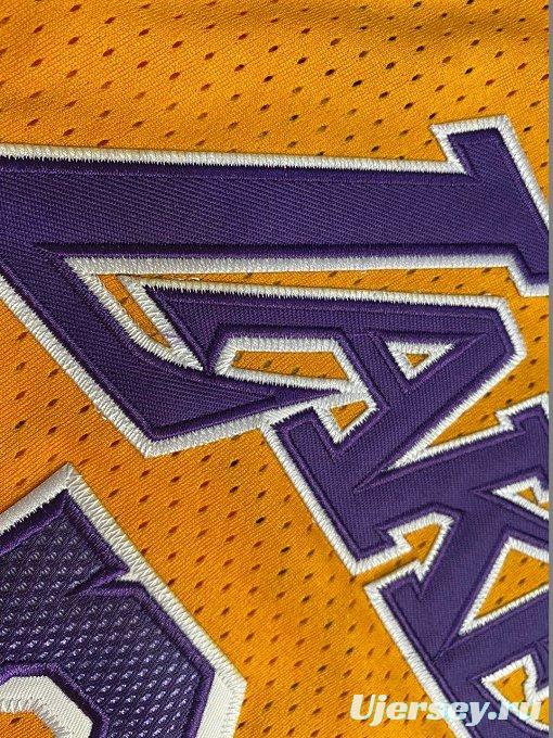 Men's Earvin Johnson Yellow Retro Classic Team Jersey