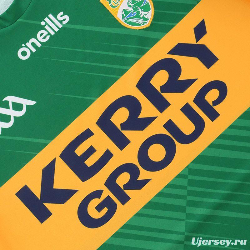 Kerry GAA 2021 Men's Home 2 Stripe Rugby Vest