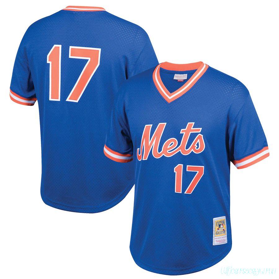 Youth Keith Hernandez Royal Cooperstown Collection Mesh Batting Practice Throwback Jersey