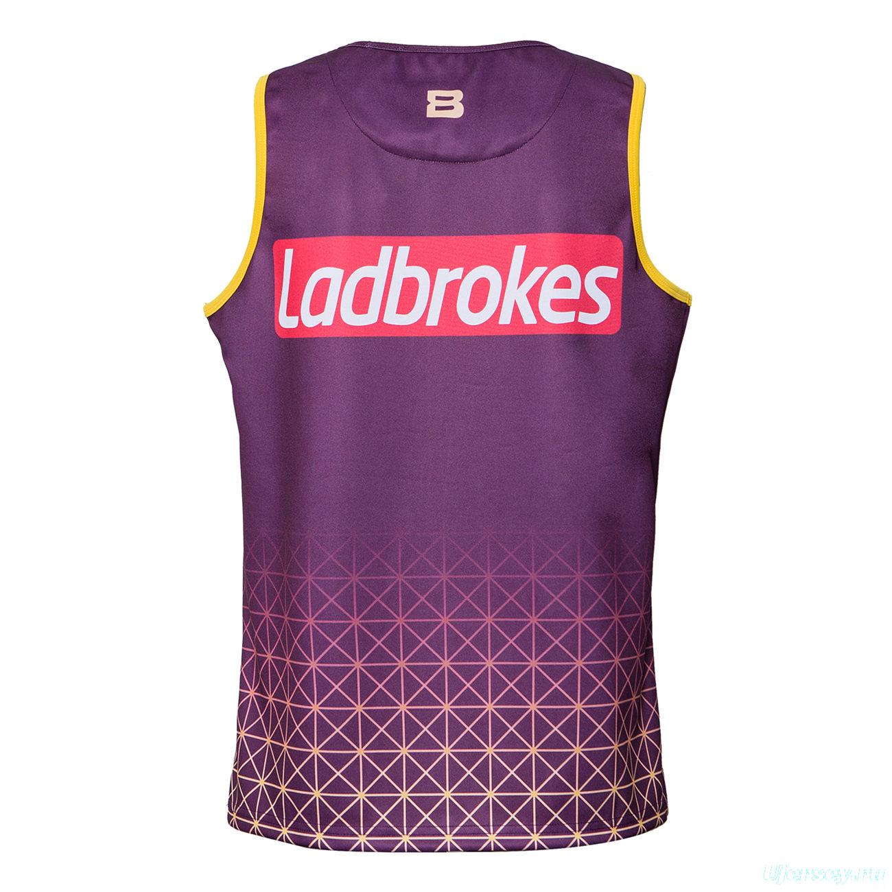 Brisbane Broncos 2020 Men's Training Rugby Singlet