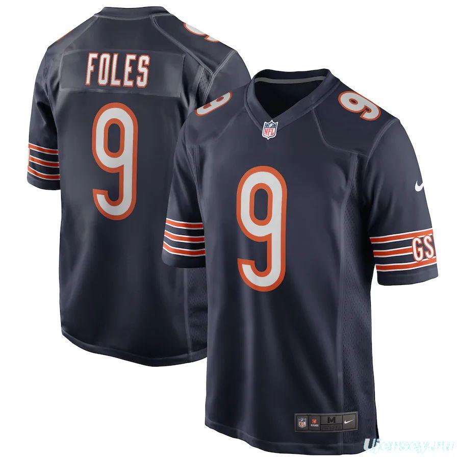 Men's Nick Foles Navy Player Limited Team Jersey