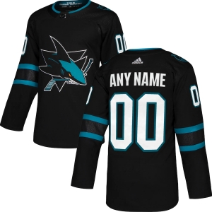 Women's Black Alternate Custom Team Jersey