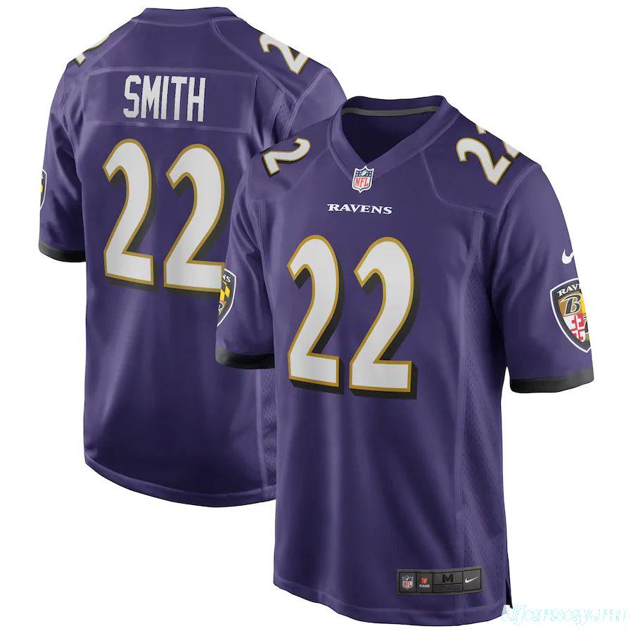 Men's Jimmy Smith Purple Player Limited Team Jersey