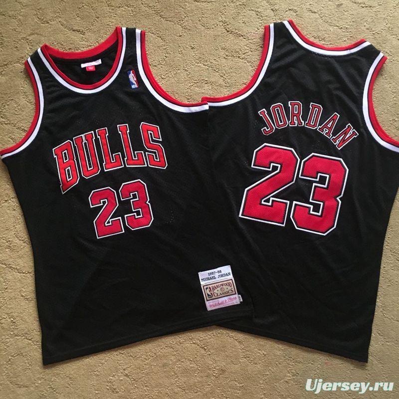 Men's Michael Jordan Black Retro Classic Team Jersey