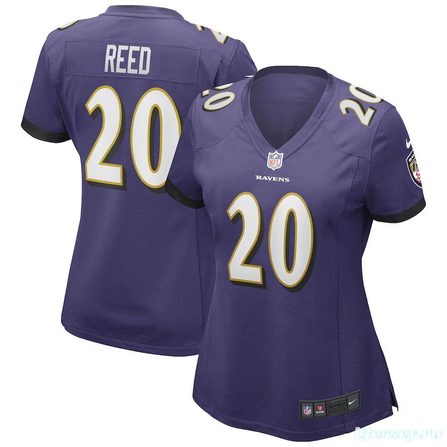 Women's Ed Reed Purple Retired Player Limited Team Jersey