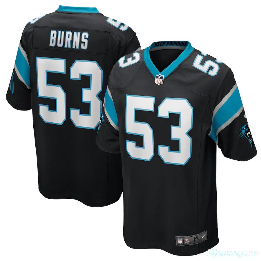 Men's Brian Burns Black Player Limited Team Jersey