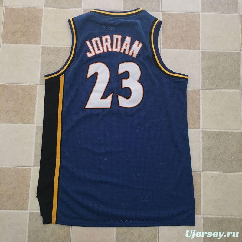Men's Michael Jordan Blue Retro Classic Team Jersey