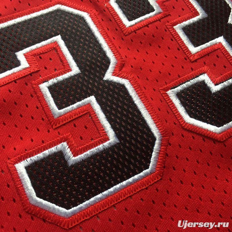 Men's Scottie Pippen Red Retro Classic Team Jersey