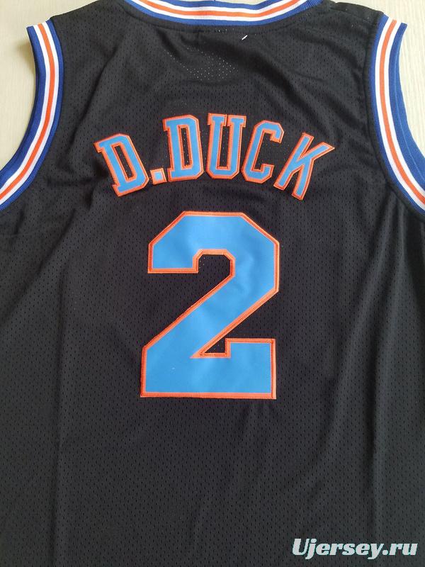 D.Duck 2 Movie Edition Black Basketball Jersey