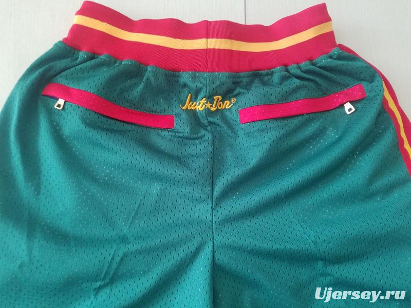 Seattle 1995-96 Throwback Classics Basketball Team Shorts