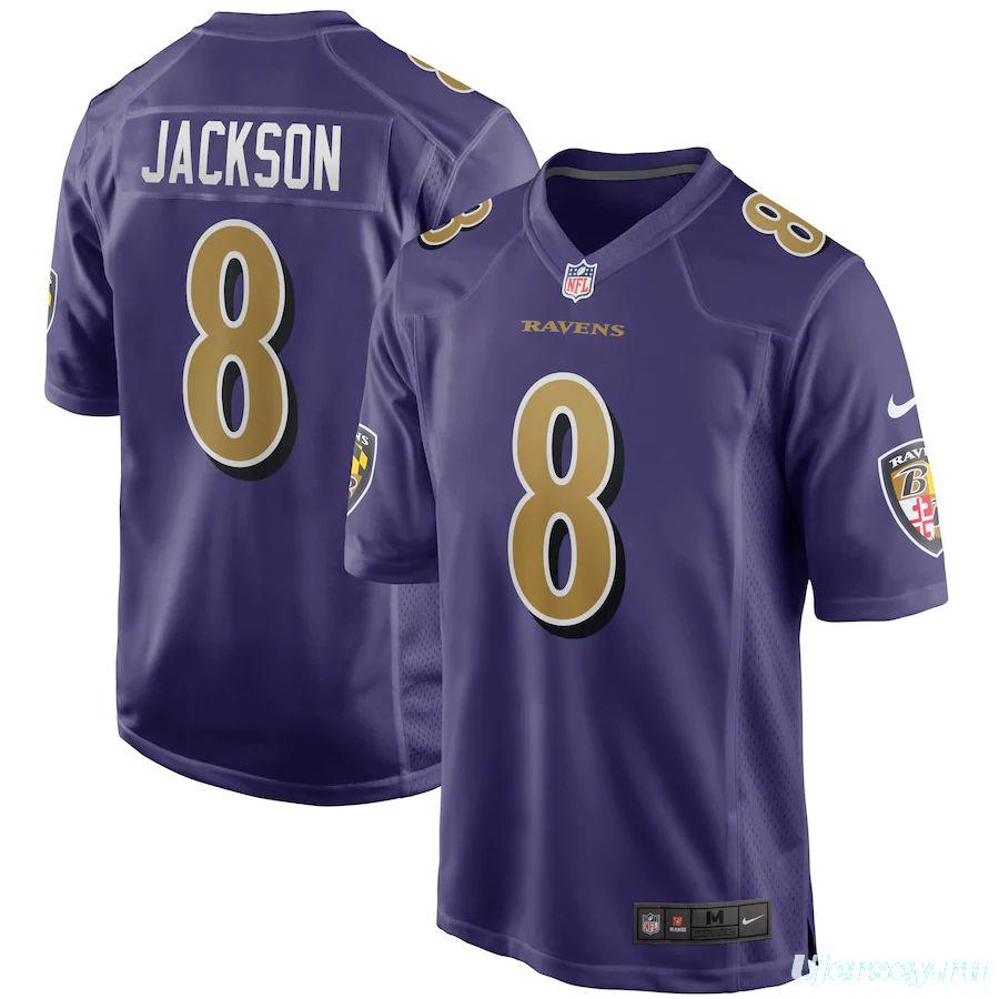 Men's Lamar Jackson Purple Alternate Player Limited Team Jersey