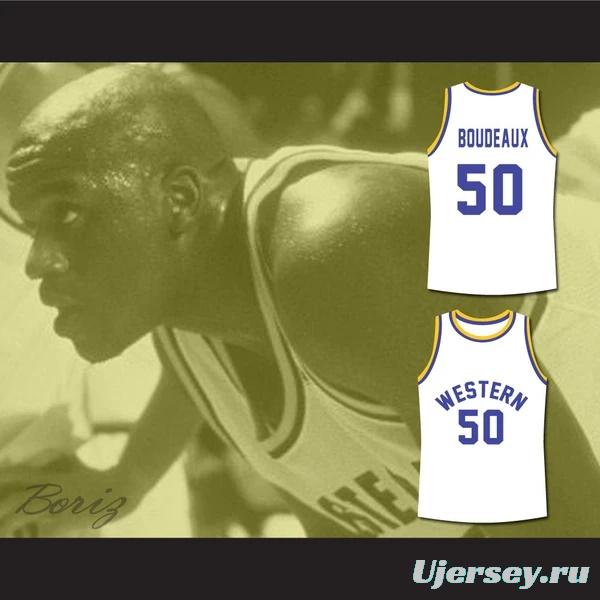 Shaq Neon Boudeaux Western University Basketball Jersey Blue Chips Movie