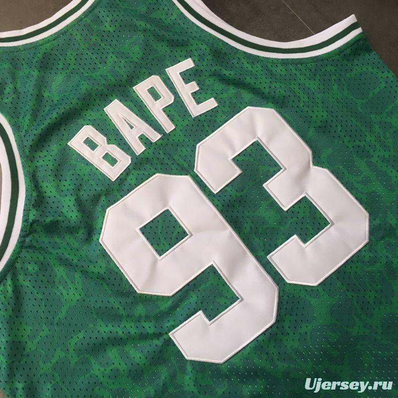 Men's BAPE Green Retro Classic Team Jersey