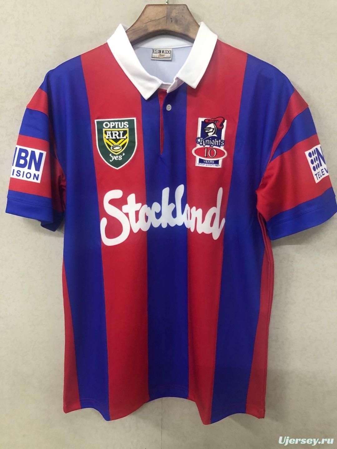 Newcastle Knights 1997 Men's Retro Rugby Jersey