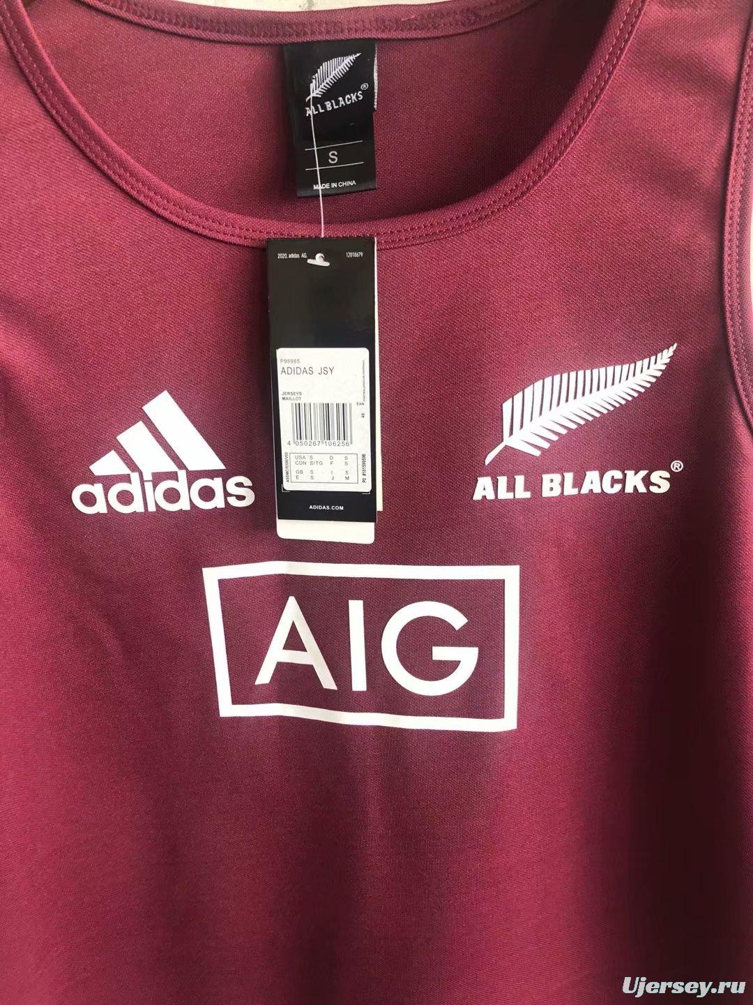 All Blacks 2020 Mens Primeblue Rugby Singlet