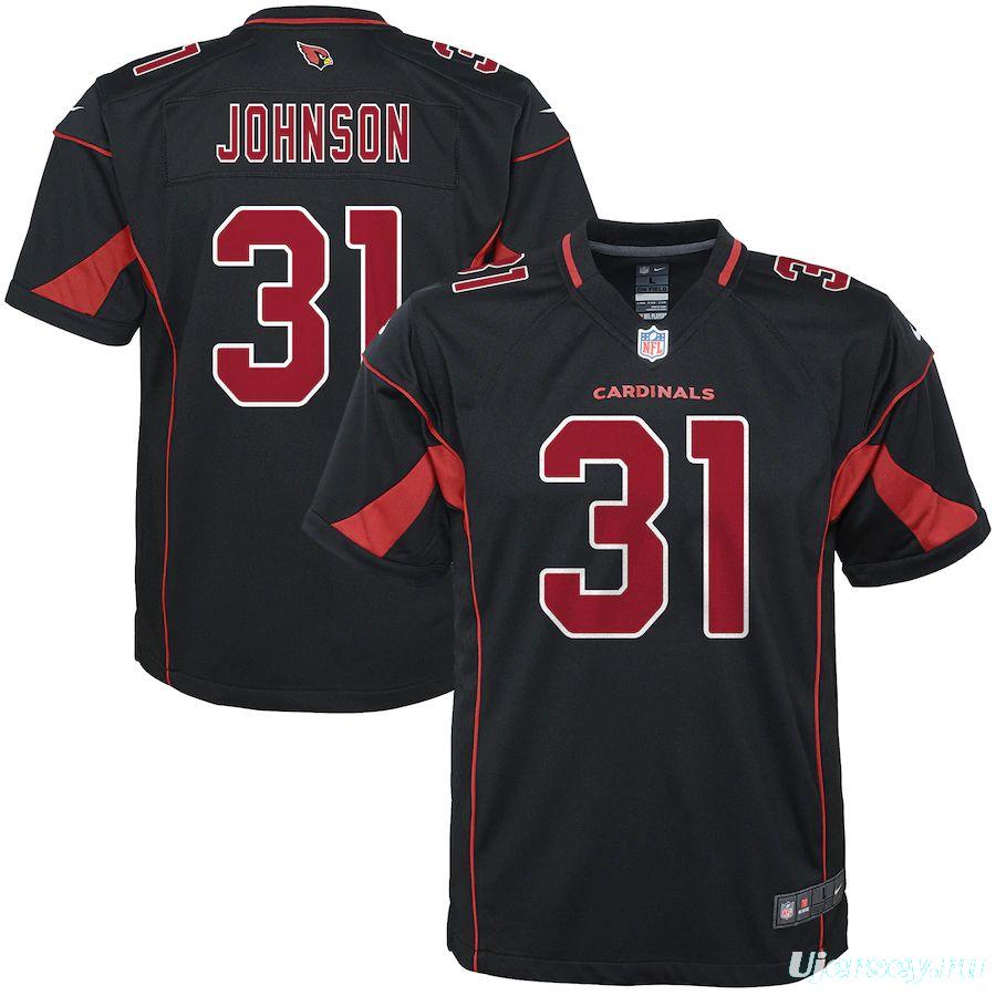 Youth David Johnson Black Rush Player Limited Team Jersey