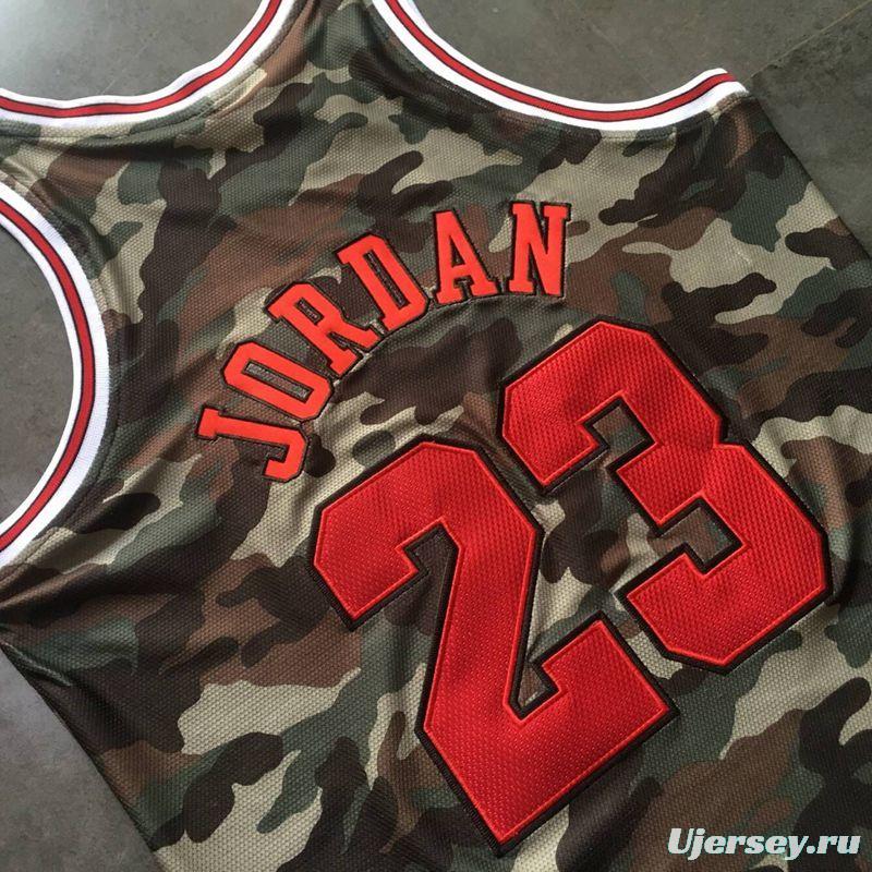 Men's Michael Jordan Camouflage Retro Classic Team Jersey