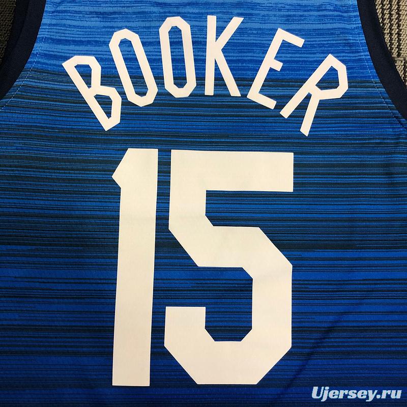 Thai Version Men's Devin Booker Navy USA Basketball Player Jersey