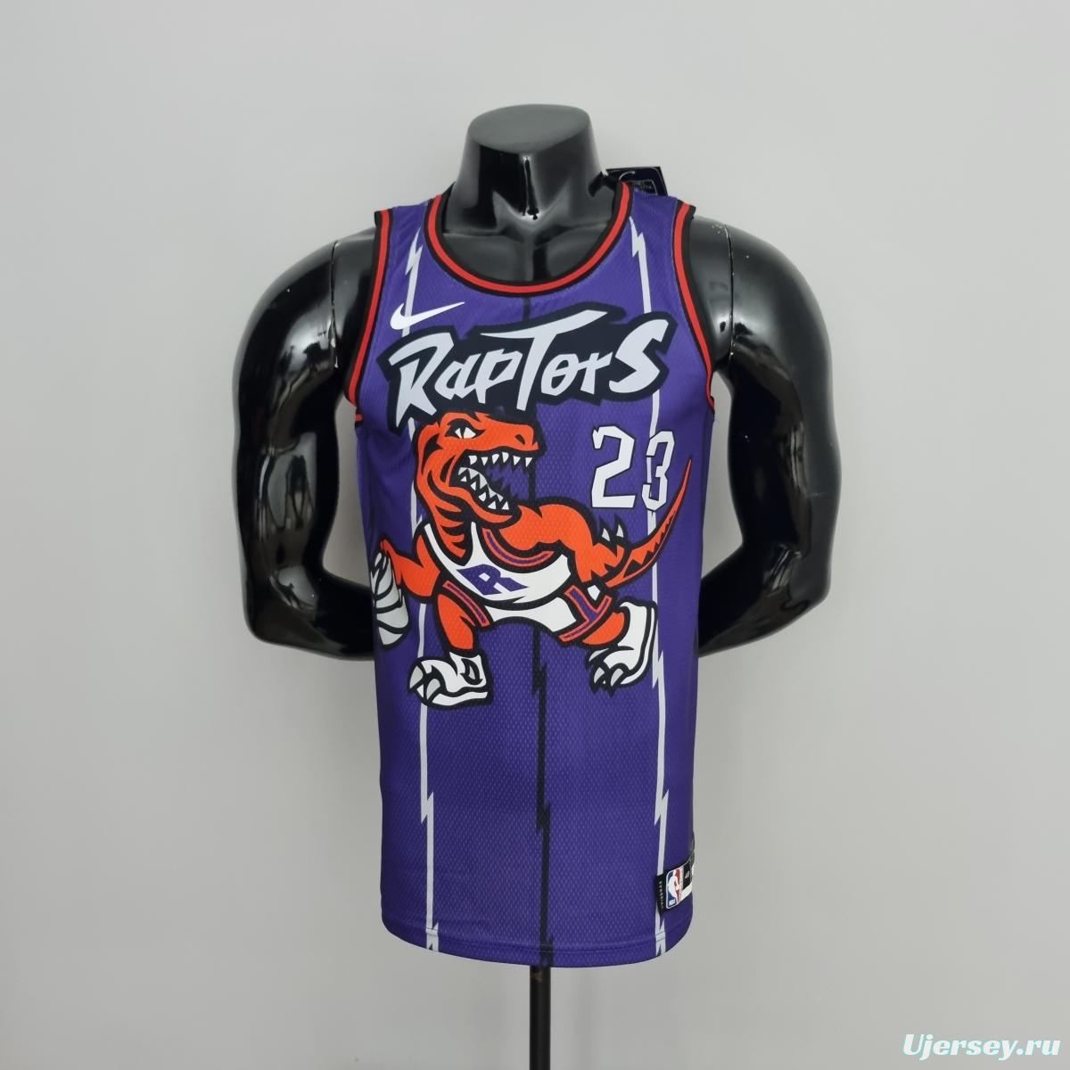 Toronto Raptors VANVLEET#23 Purple NBA Jersey