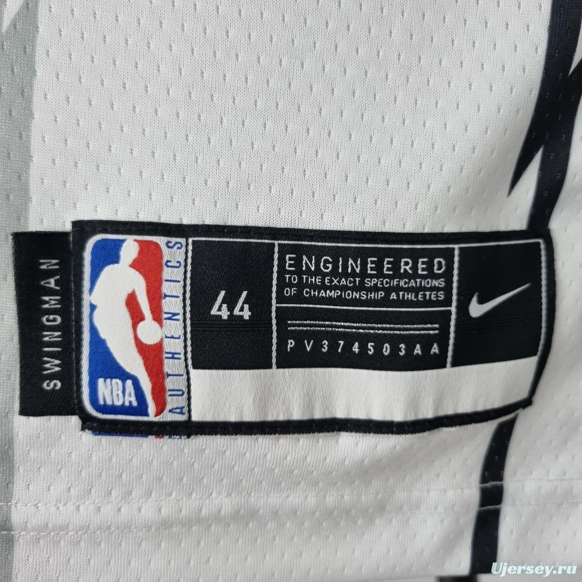 Toronto Raptors SIAKAM #43 White NBA Jersey