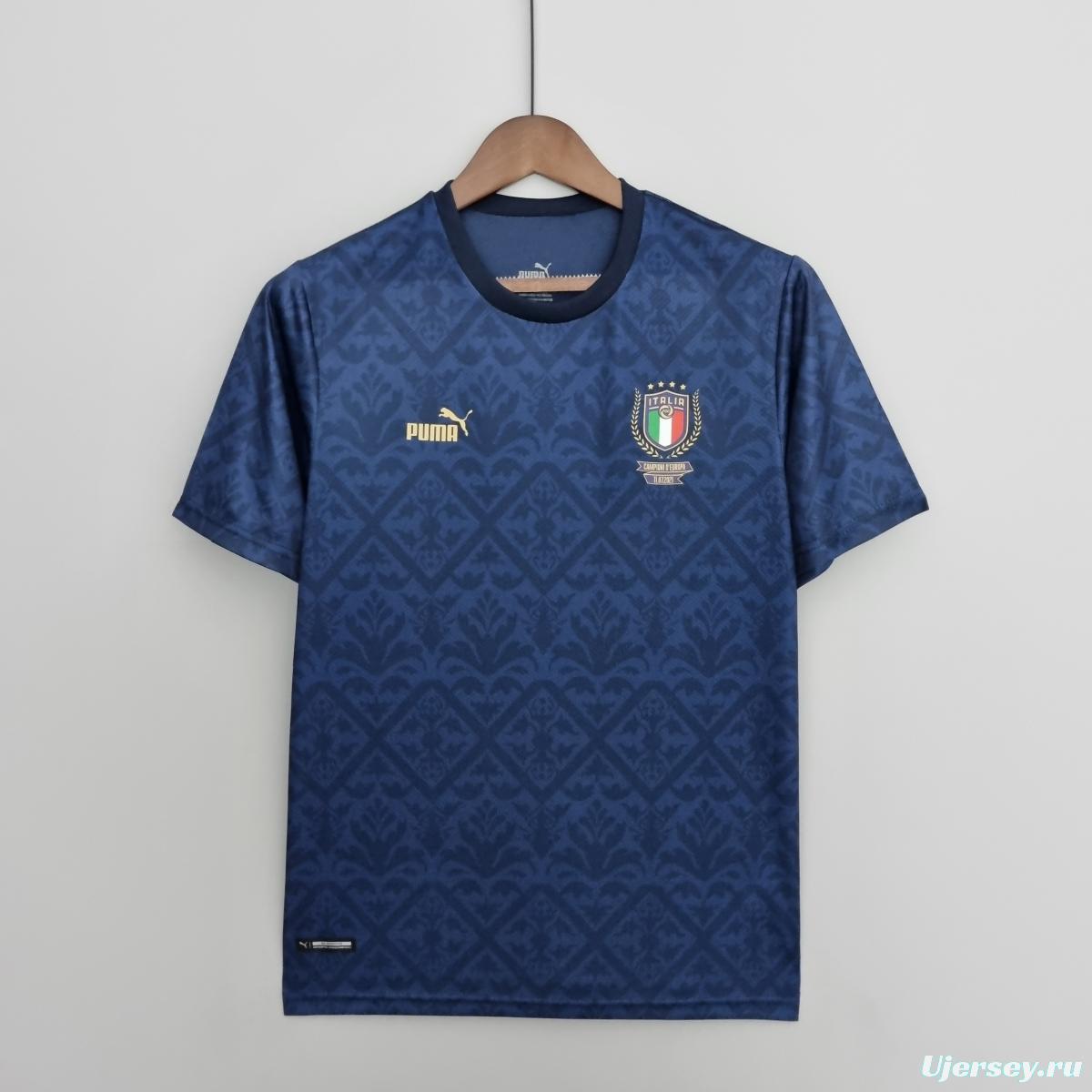 2022 Italian European Championship Special Edition Royal Blue Soccer Jersey