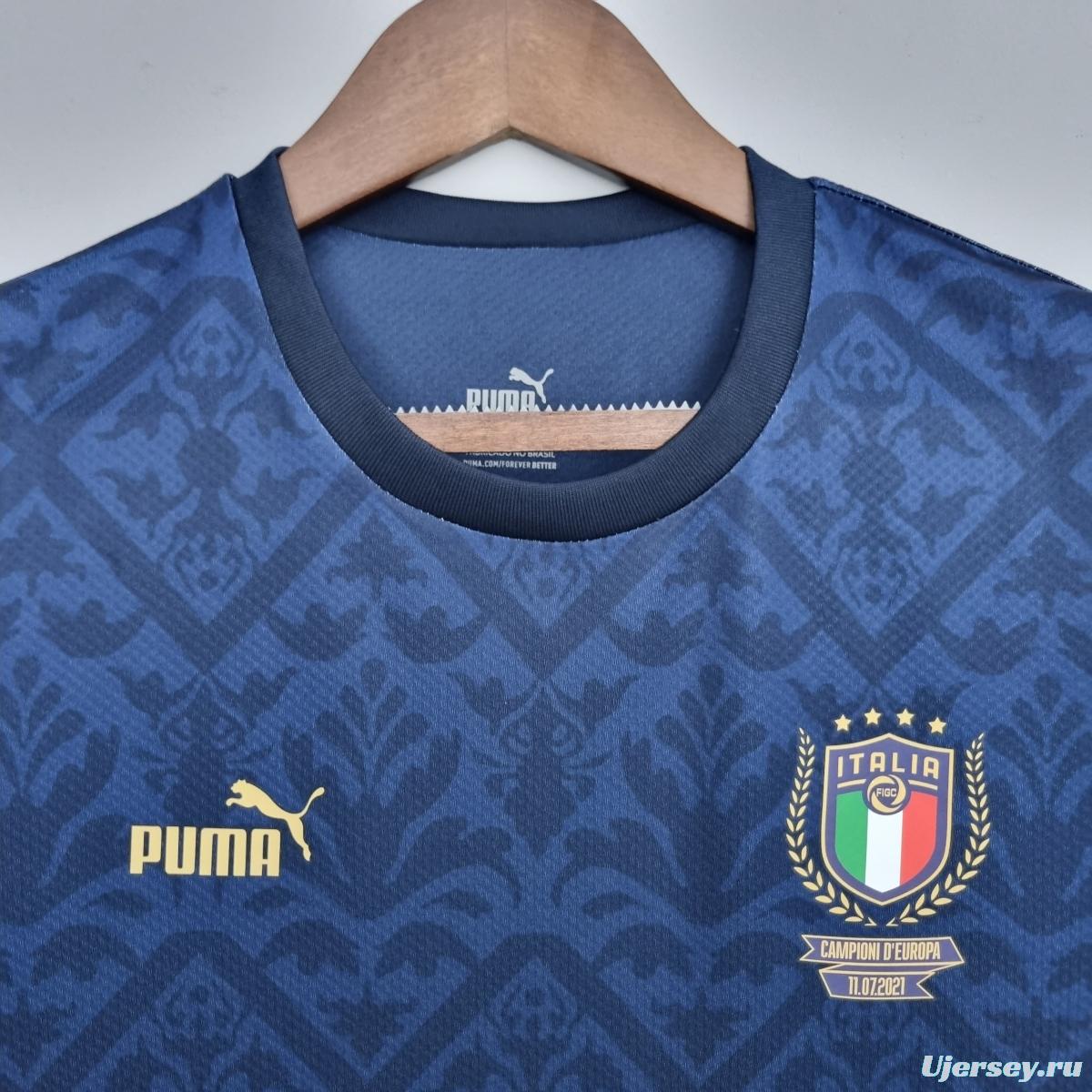 2022 Italian European Championship Special Edition Royal Blue Soccer Jersey