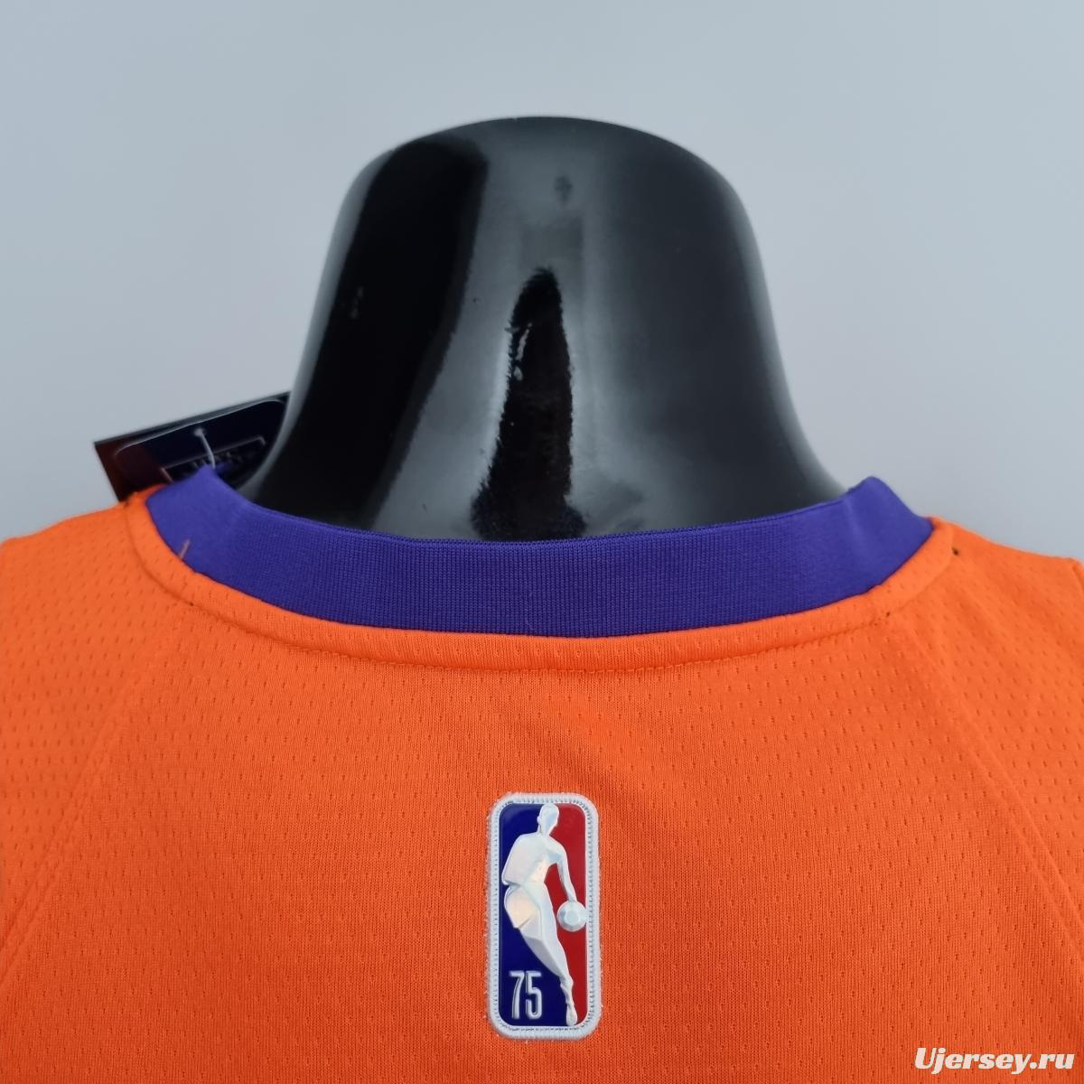 75th Anniversary PAUL#3 Phoenix Suns Jordan Theme Orange NBA Jersey