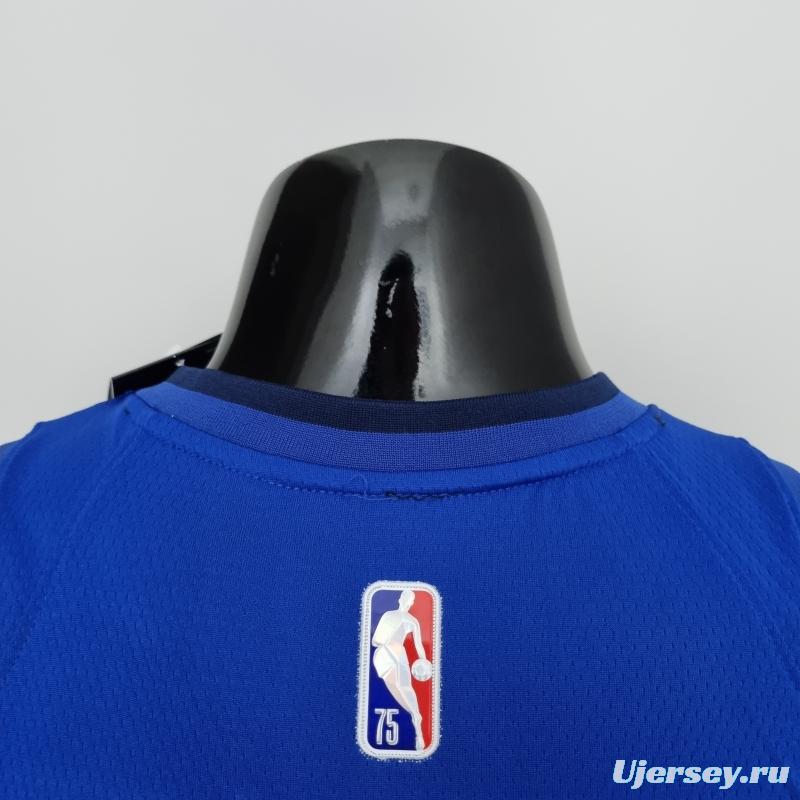 75th Anniversary McGrady #1 Orlando Magic Blue NBA Jersey