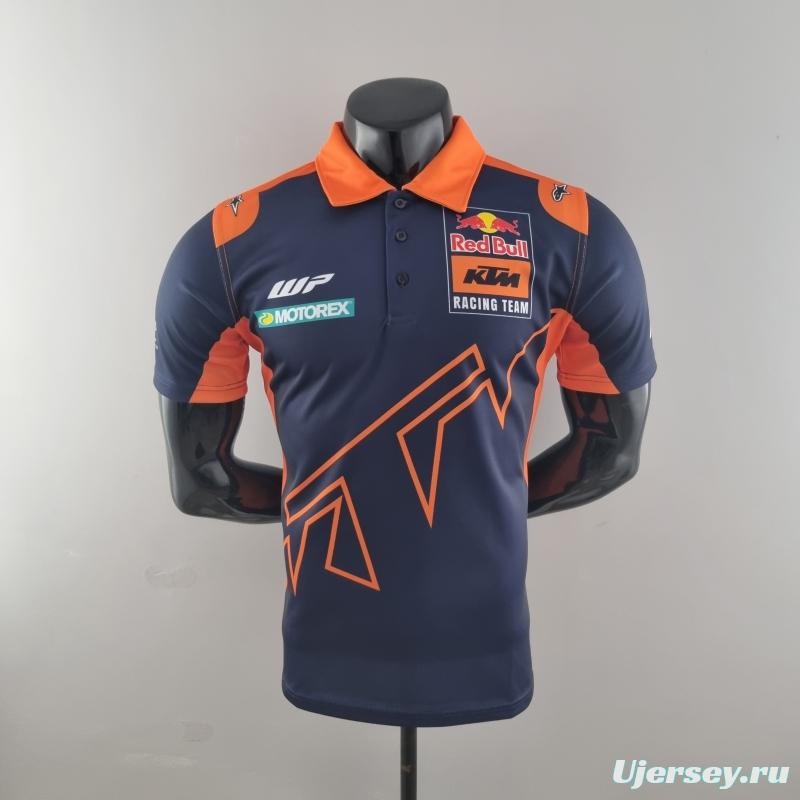 2022 F1 Formula One; KTM Polo Blue Orange