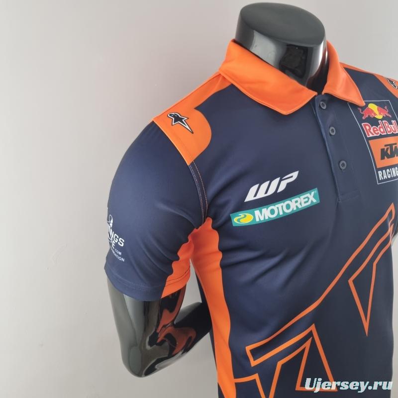 2022 F1 Formula One; KTM Polo Blue Orange