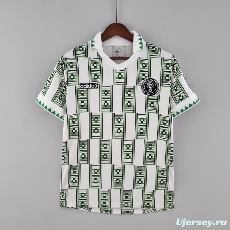 Retro 1994 Nigeria Away Soccer Jersey