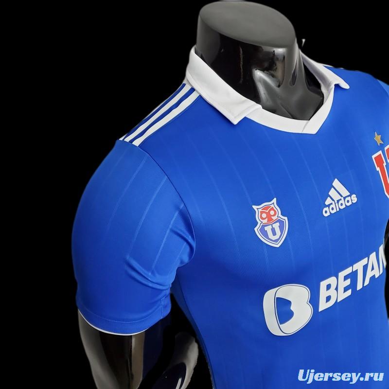 Player Version 22/23 Universidad De Chile Home  Soccer Jersey