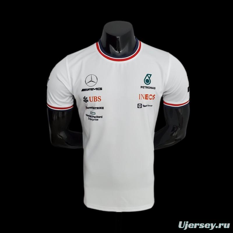 F1 Formula One 2022 Mercedes White 