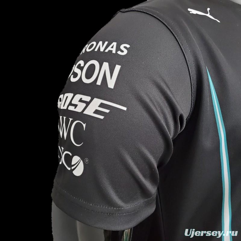 F1 Formula One Racing Suit; 2021 Mercedes Black 