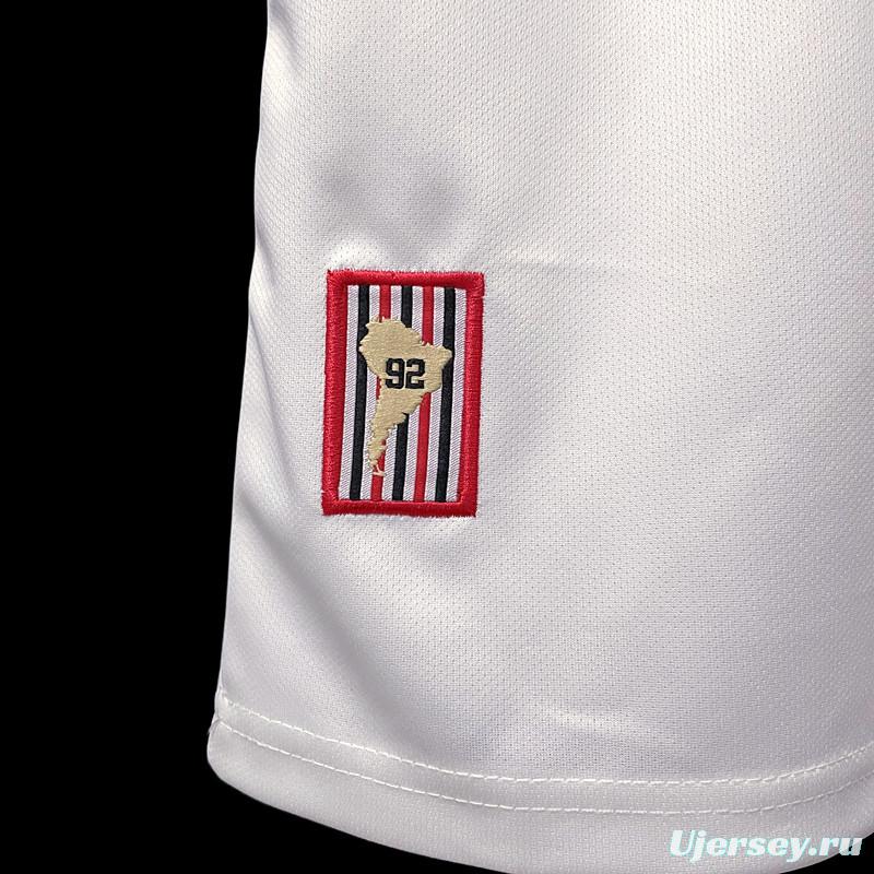 22/23 Vest Sao Paulo Home White Soccer Jersey