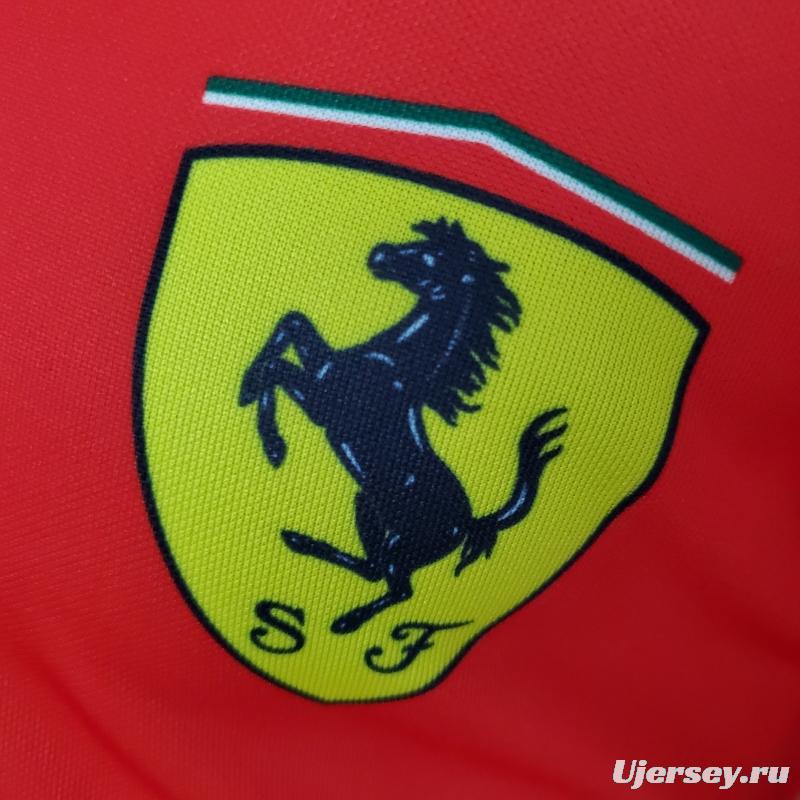 F1 Formula One 2022 Ferrari Polo Red 