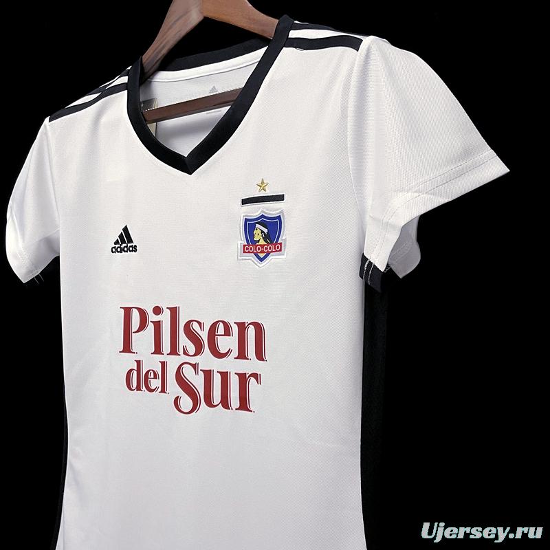 22/23 Colo Colo Home Woman  Soccer Jersey