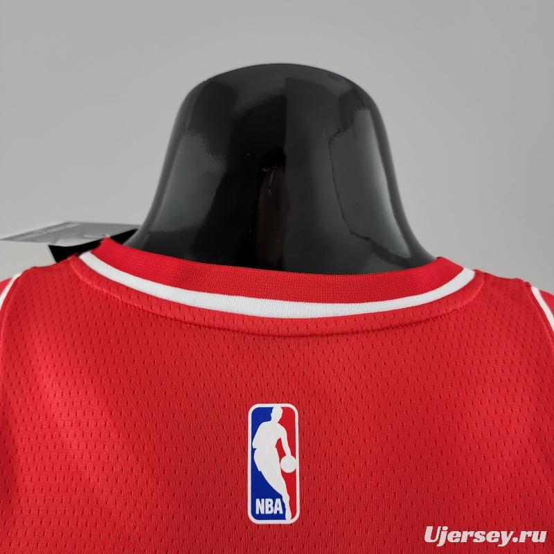 Rookie Philadelphia 76ers Iverson #3 Red NBA Jersey 