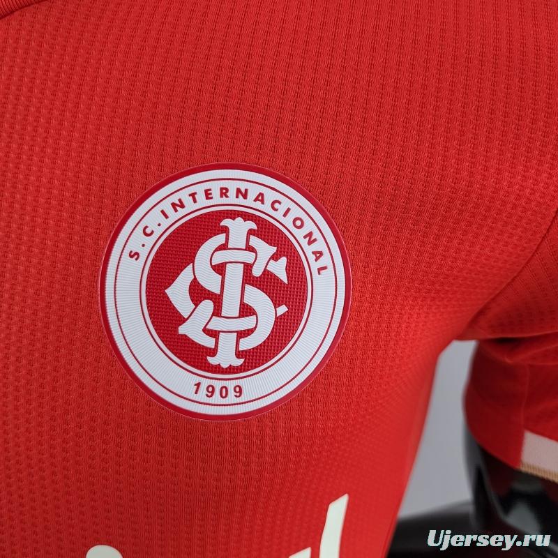 Player Version 22/23 Internacional Home  Soccer Jersey