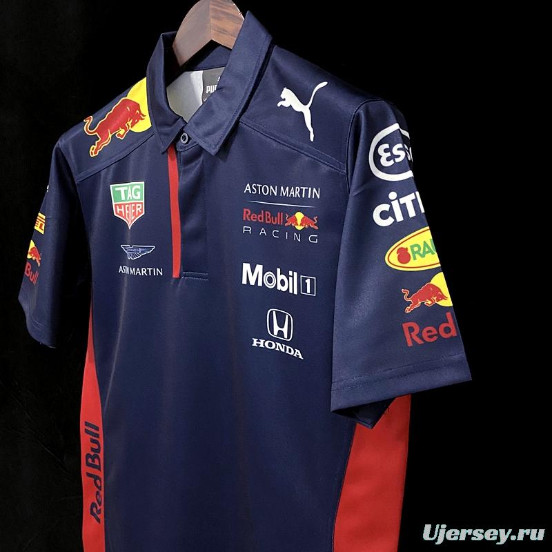 F1 Red Bull Royal Blue POLO 