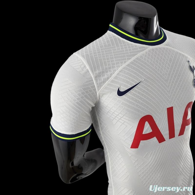 Player Version 22/23 Tottenham Hotspur Home Soccer Jersey