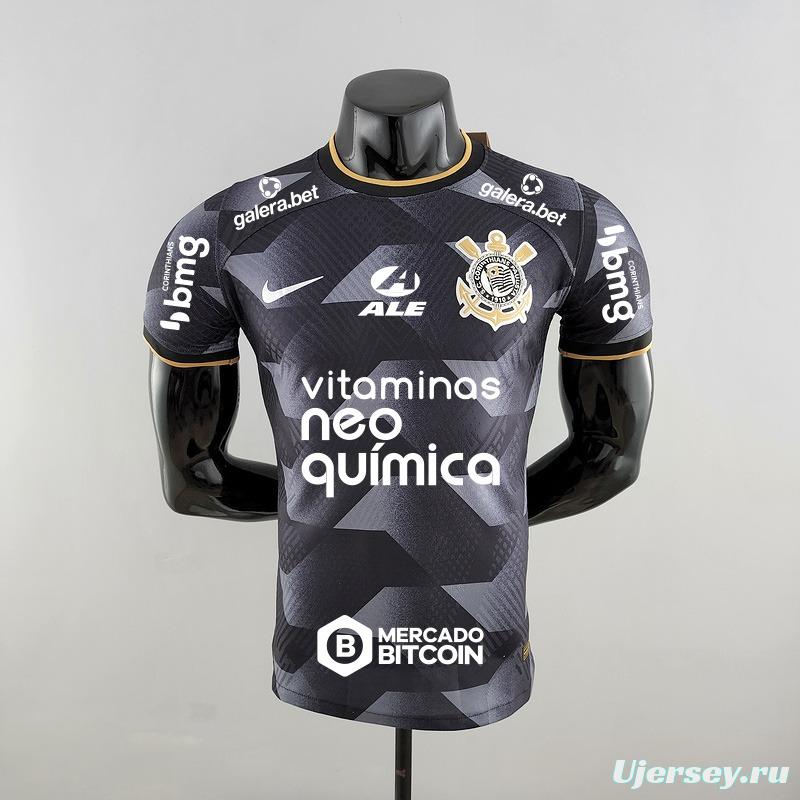 Player Version 2022 All Sponsors Corinthians Away Soccer Jersey