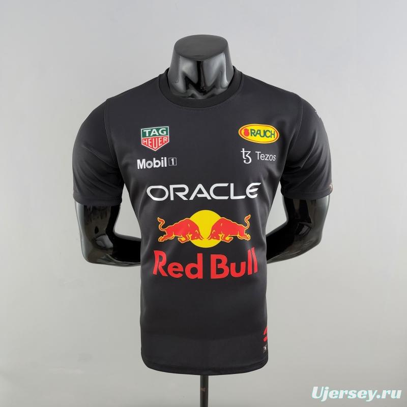 2022 F1 Red Bull Black Jersey #0001