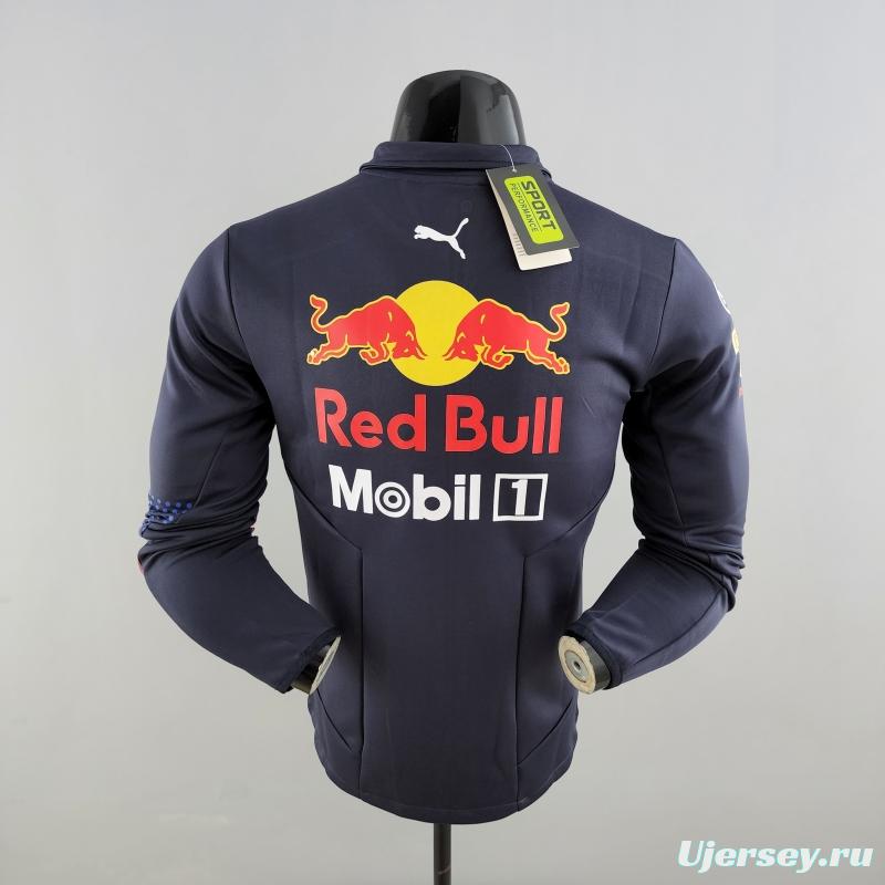 2022 F1 Redbull Full Zipper Hoodie Jacket #0004