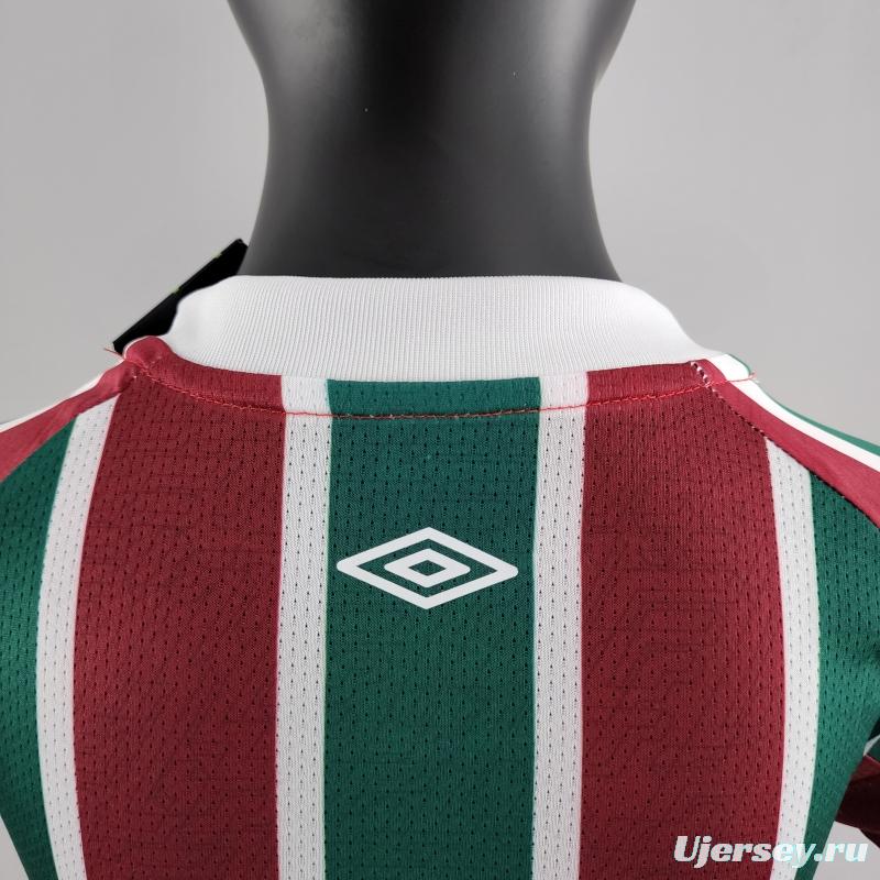 22/23 Kids Kit Fluminense Home Size16-28 Soccer Jersey