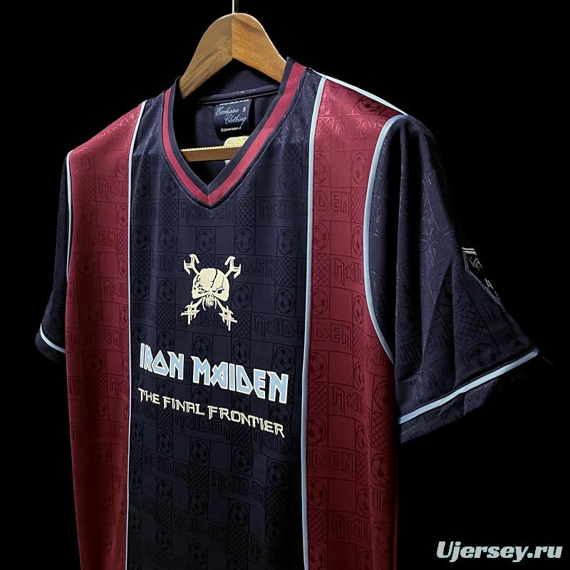 Retro 2011 West Ham Iron Maiden Home Soccer Jersey