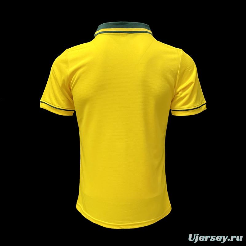Retro 1994 Brazil Home Soccer Jersey