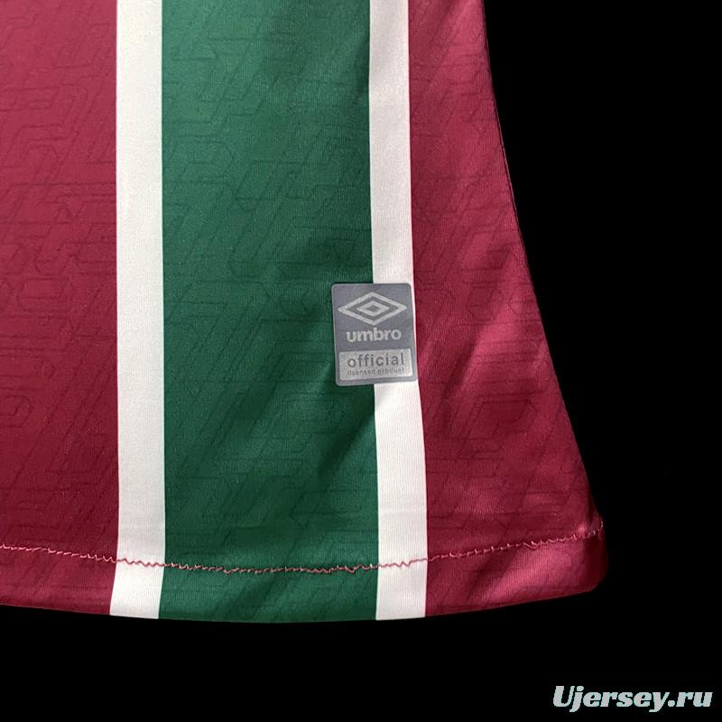 22/23 Fluminense Home Woman Soccer Jersey