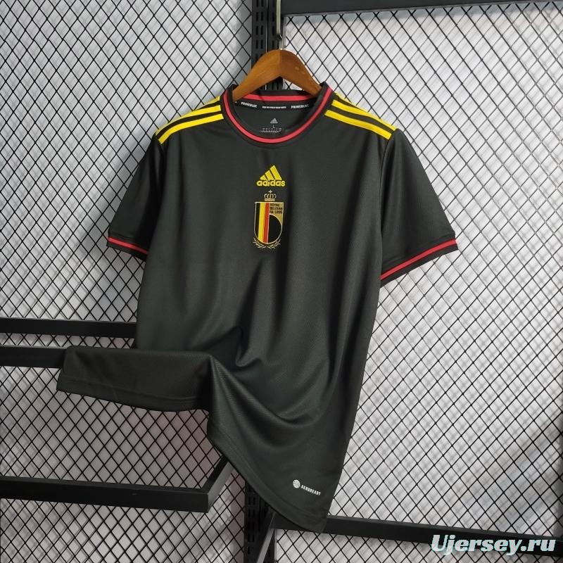 2022 Belgium Away Soccer Jersey